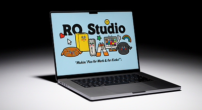 RO Studio Digital Tech Branding & Merch branding design graphic design illustration merch vector