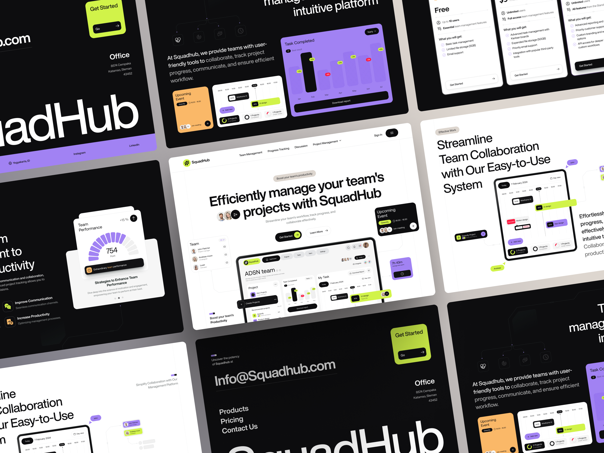 Example of Saas Website Design