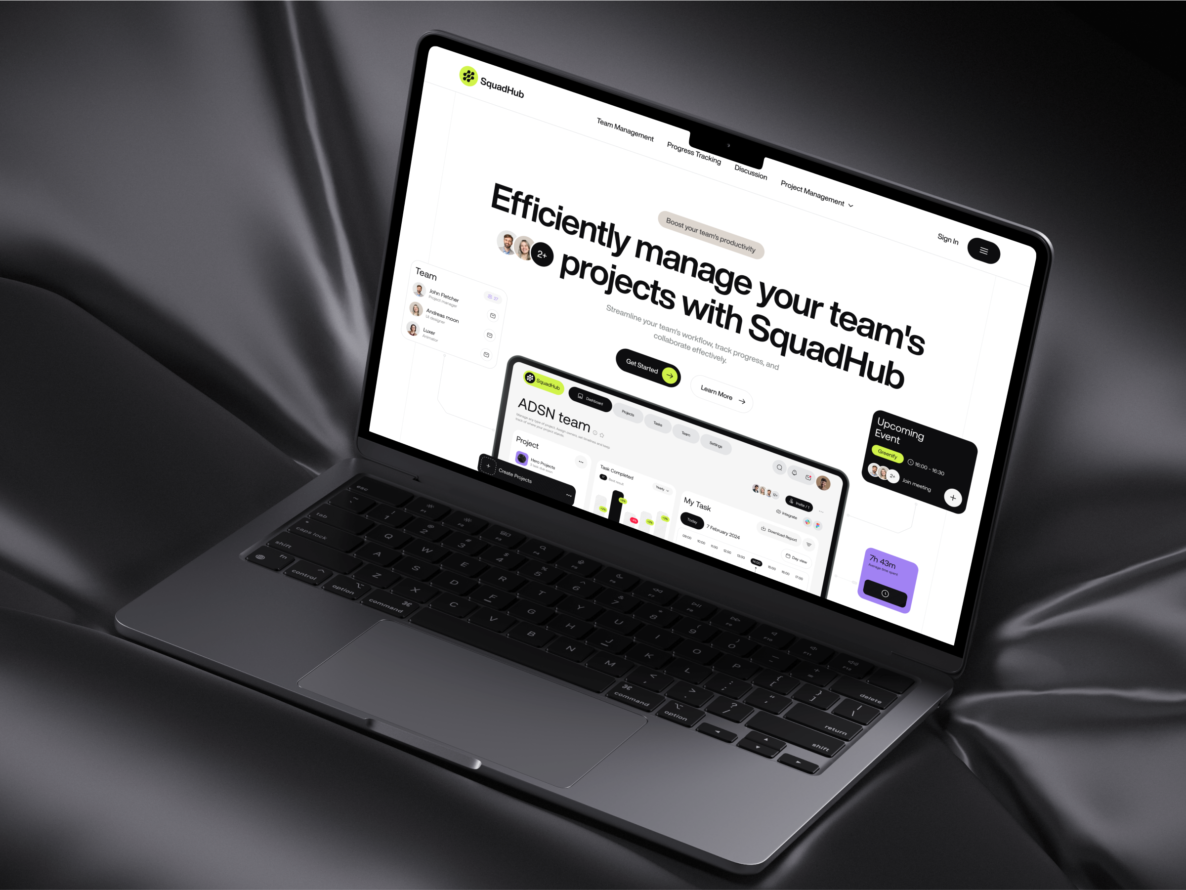 Example of Saas Website Design