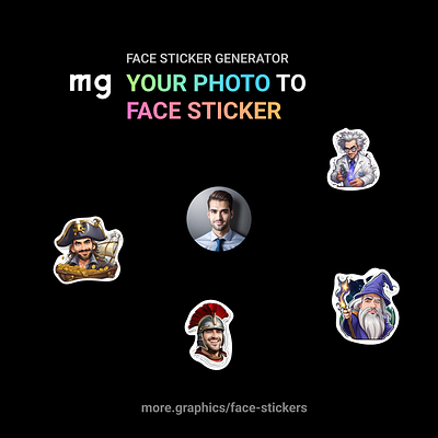 Selfie to Sticker Generator moregraphics selfie sticker stickers