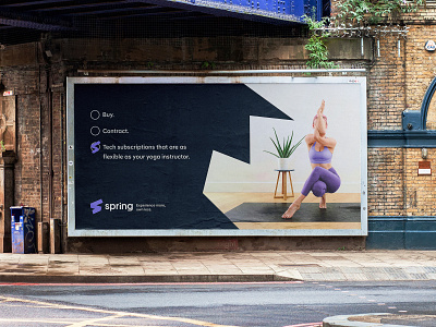 Spring Brand Identity billboard graphic design marketing visual design