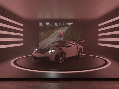 Porsche GT3 RS | 3D 3d 3d art 3d car animation blender blender art car club cars cycles design digital art graphic design gt3 rs luxury cars motion graphics porsche render sports car vehicle