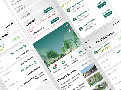 Green Villas Manages Residents app mobile green villas resident ui ux ui ux design