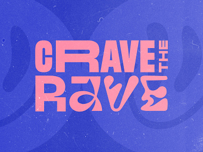 Crave the rave - Brand identity brand branding identity logo rave smiley visual design