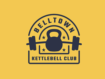 Belltown Kettlebell Club Alt badge branding crossfit design graphic design gym identity illustration kettlebell logo mark seattle workout