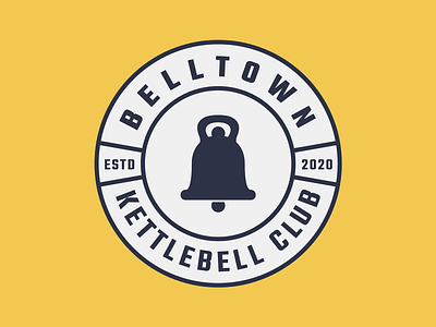 Belltown Kettlebell Club Alt Badge badge branding circle crossfit design graphic design gym identity illustration kettlebell logo mark seattle