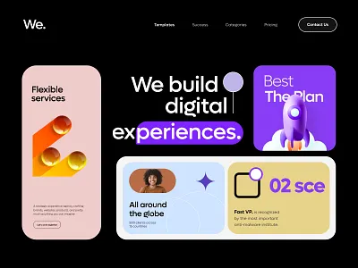 We Website design home page landing page ui web webdesign website website design