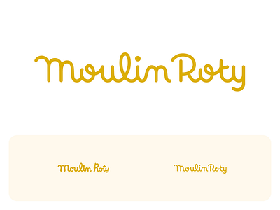 Moulin Roty - Redesign Logo branding concept concept logo handlettering lettering logo mark moulin roty redesign redesign logo