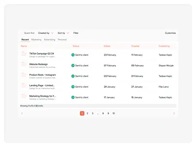 briefbo / dashboard / briefs ai app app design brief briefing app chat chat based clean creative frozen glass minimal translucent typography ui ui