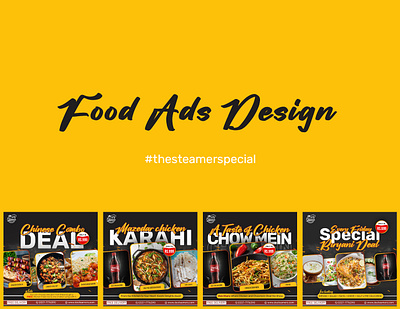 Facebook & Instagram Food Ads Design ads design facebook ads design food ads design foods social media posts design graphic design instagram ads design portfolio post design poster design social media design