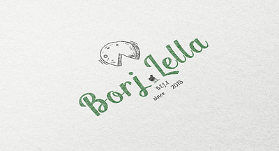 Borj Lella cheese box 3d branding graphic design logo packaging