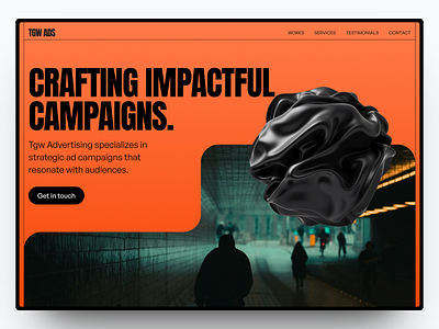 TGW ADS - Marketing Agency branding design graphic design landing page ui web design website