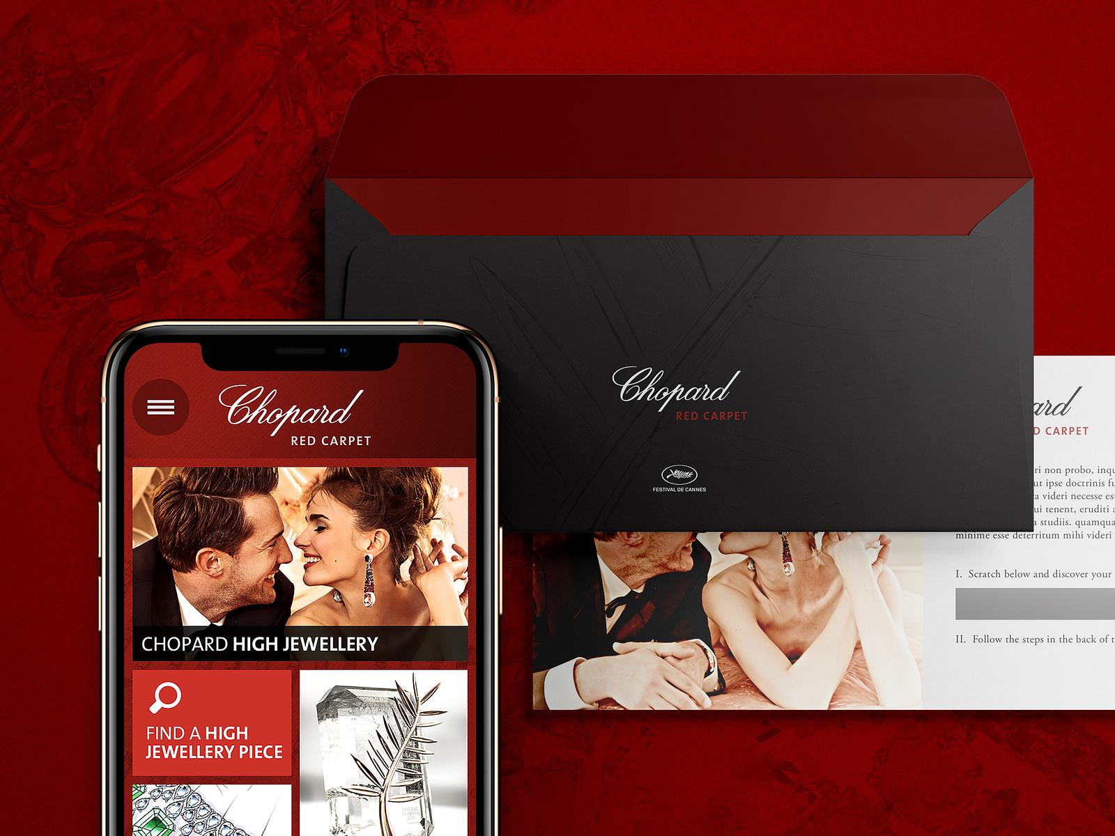 Chopard Red Carpet app by Nicolas ILINSKI on Dribbble