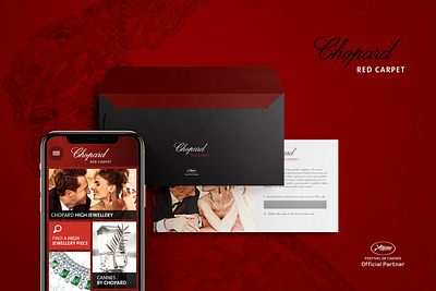 Chopard Red Carpet app art direction graphic design ui ui design