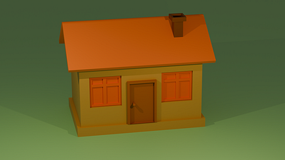 House In Blender 3d 3danimation animation beginner blender design designing graphic design house