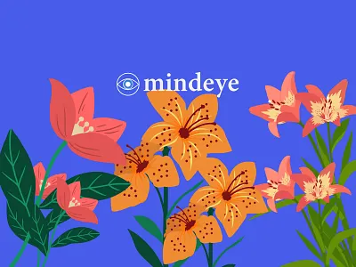 Mental health brand | Mindeye 2d art branding character design digital illustrator flower girls graphic design healthcare illustration illustrator logo mentalhealth plants product design product designer vector women