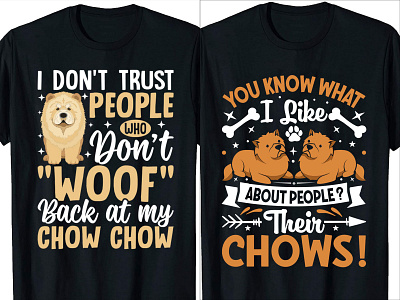 Chow Chow T-Shirt Design ,Typography T-Shirt Design. chow chow t shirt chow chow t shirt design merch by amazon