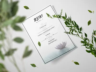 REIKI Diploma app branding design graphic design illustration logo typography ui ux vector