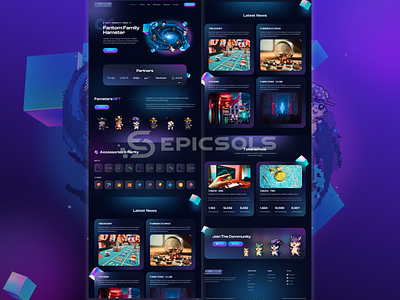 landing page 3d animation app design epicsols figma figma design graphic design homepage landing page mockup mockup desing motion graphics ui ui design ui ux design ux ux design web design wireframe