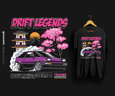 Trueno Drift Legends ae86 car poster car tshirt tureno ui