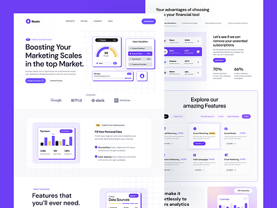Noxin SaaS Web Design