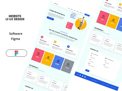 Agency website agency agency website design agency website figma design landing page landing page design ui ux ui ux design website website design