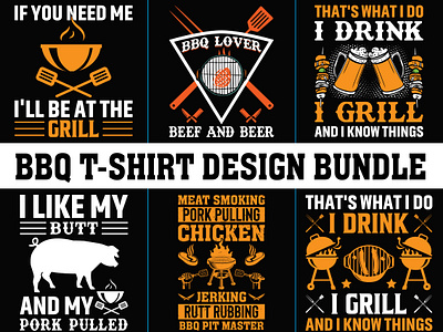 BBQ T-Shirt Design Bundle barbecue barbeque bbqfood bbqlovers bbqporn burger chicken cooking foodlover foodphotography foodstagram graphic graphic design grillen grilling instafood meat meatlover steak t shirt