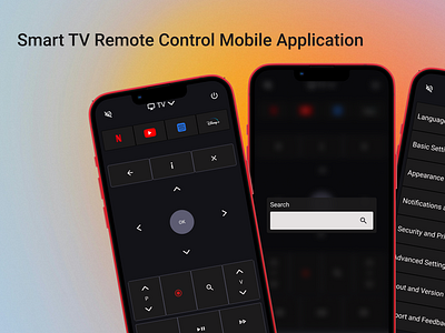 Mini Case Study: Smart TV Remote Control Mobile Application case study dailyui design designthinking graphic design portfolio ui ui 025 uidesign uiux uix101 userexperience userinterface ux