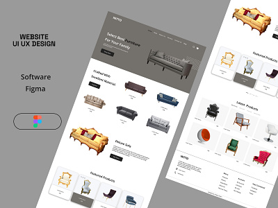 Furniture website figma design furniture website furniture website design landing page landing page design sofa website design ui ux ui ux design website design