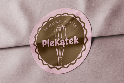 Logo- Piekątek adobeillustrator branding cukiernia design garphics logo mockup