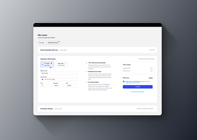 Payment Page checkout creative dashboard finance fintech graphic design interface payment productdesign ui uv uxinspiration website