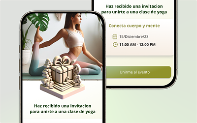 UI Challenge: Invitation app free course invitation ui yoga