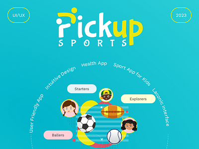 Pickup Sports app android apps children app ios ipad kids app mobile app mobile app design mobile ui sport app tablet ui ui design uiux user experience user interface ux