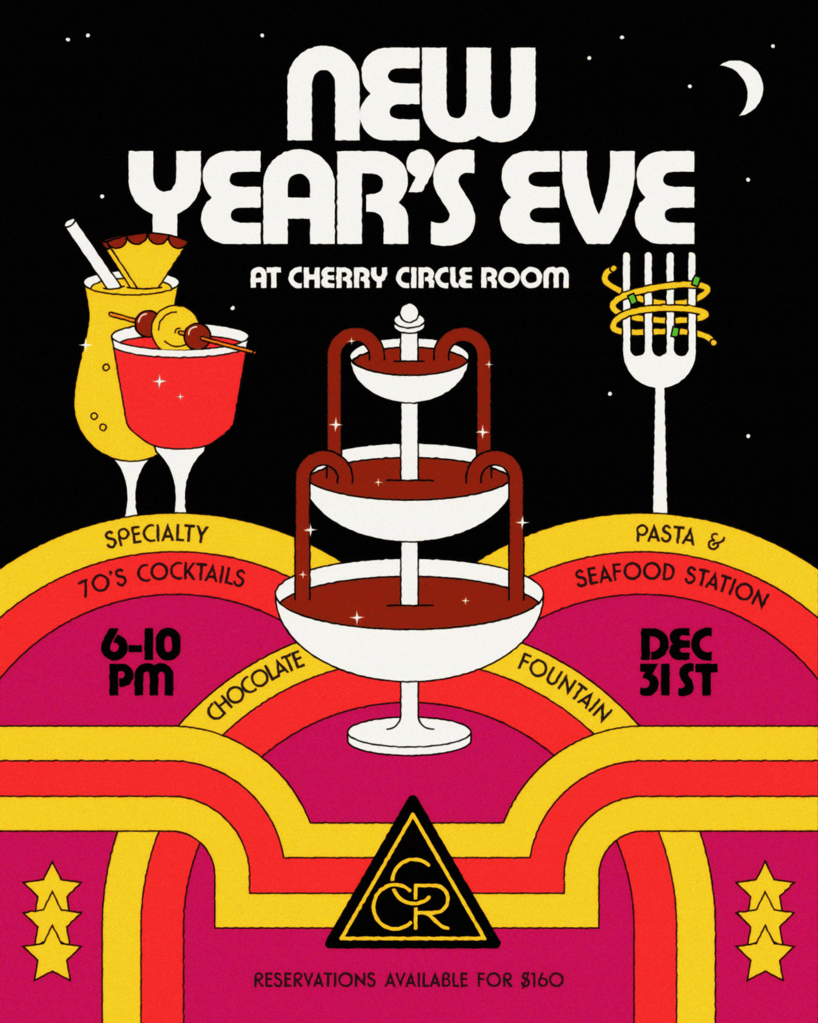 New Year's Eve Flyer animation design graphic design illustration