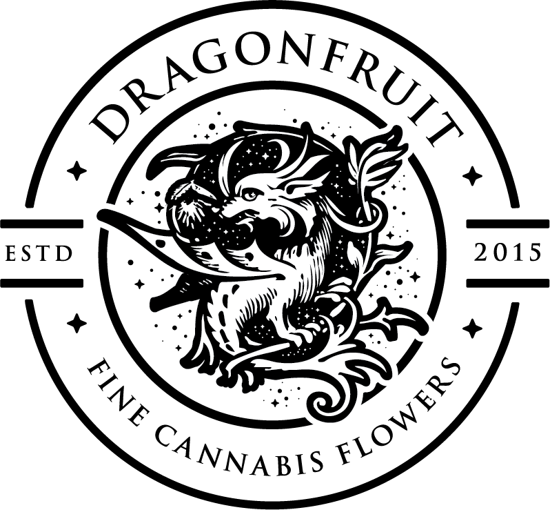 Dragonfruit Cannabis Logo logo