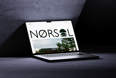 Norsol - Scandinavian Lodge Rentals brand design branding design graphic design identity design logo minimal scandinavian typography ui website design