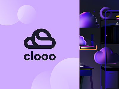 Clooo - Branding for the secured cloud storage company brand brand guidelines branding cloud startup graphic design identity logo logo design marketing startup visual identity