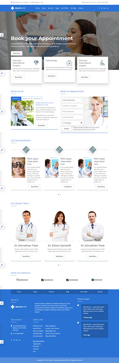 Websrikey Healthcare portfolio