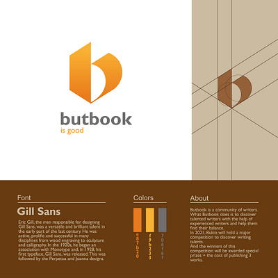 But Book logo design b logo book branding identity design logo logo design marketing