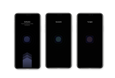 Touch ID Concept design ui ux