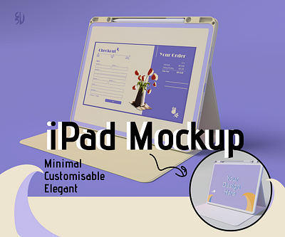 Customise EVERYTHING with our iPad Pro MOCKUP 3d 3d illustration 3d mockup 3d model branding customisable graphic design ipad pro ipad pro mockup mockup mockups presentation product product design realism render showcase tablet
