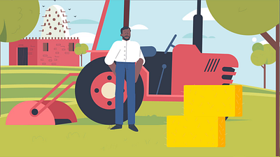 Farm Man motion graphics