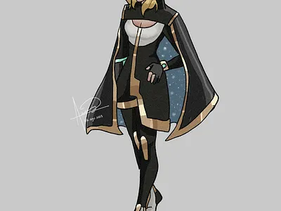 Character design: Interestelar character design concept art digital art illustration