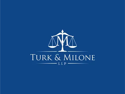 TURK & MILONE LLP LOGO branding logo