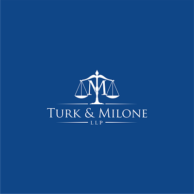 TURK & MILONE LLP LOGO branding logo