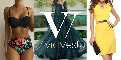 Logo & Banner Design for VividVesta 3d animation banner design branding cloth shop fashion shop graphic design logo motion graphics online shop social media design ui
