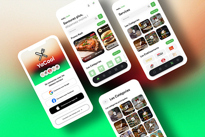 Ya Cool App For Dining Discounts app dining graphic design restaurant ui ux