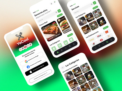 Ya Cool App For Dining Discounts app dining graphic design restaurant ui ux