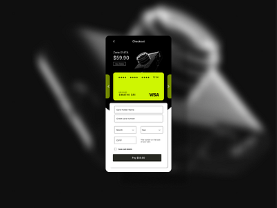 Payment/Checkout Screen branding camera creditcard dailyui ecommerce product sales uidesign
