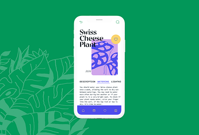 PlantCare - UX Design Concept app figma interactive mobile plants ui ux uxdesign uxui